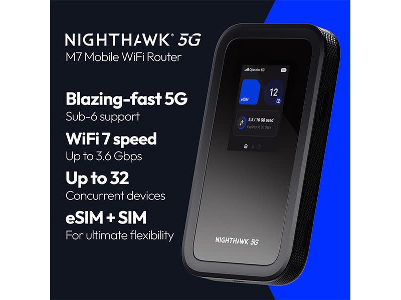 Netgear Nighthawk MH7150 5G mobil router Mobilt bredbånd