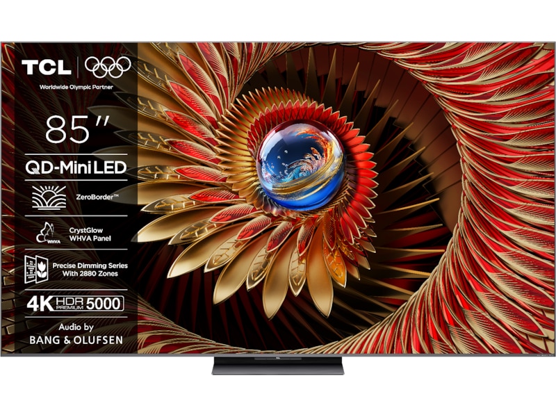 TCL 85" C8K 4K QD-Mini LED Google TV -B-Grade Demo TV/projektor