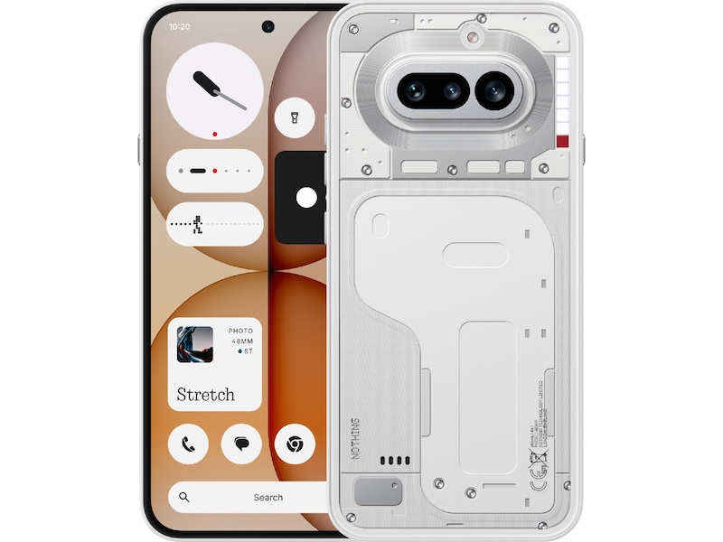 Nothing Phone (4a) 256GB (hvit) Mobiltelefoner