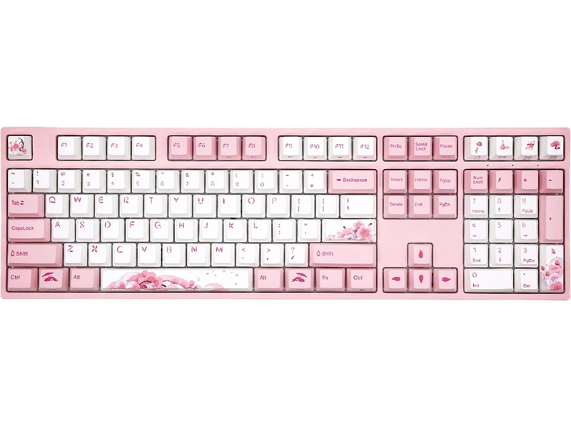 Varmilo APT109 Sakura R2 V3 Trådløst Gamingtastatur (red) -B-Grade Demo tastatur