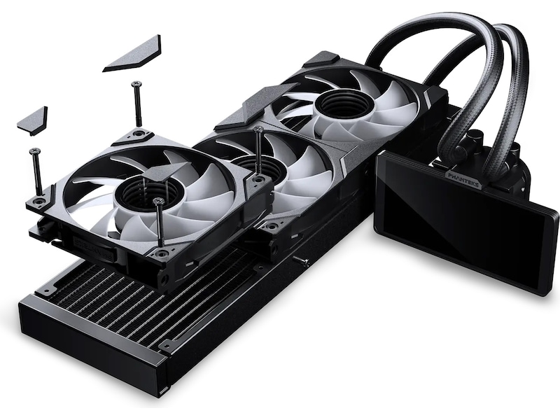 Phanteks Glacier One 36025 LCD kjøler (sort) CPU - Vannkjøling