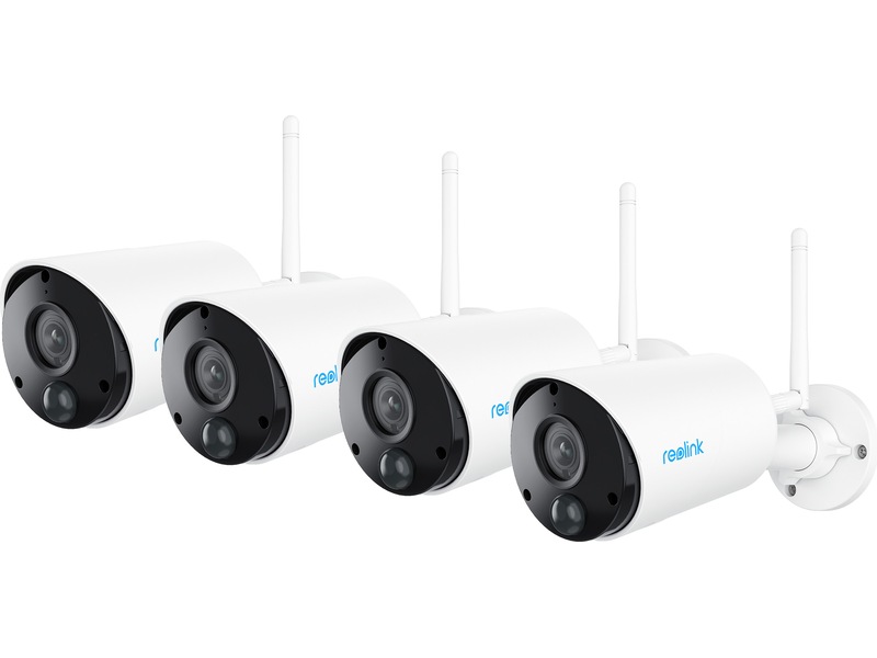 Reolink Argus Eco trådløst utendørs overvåkingskamera 4-pack Overvåkningskameraer