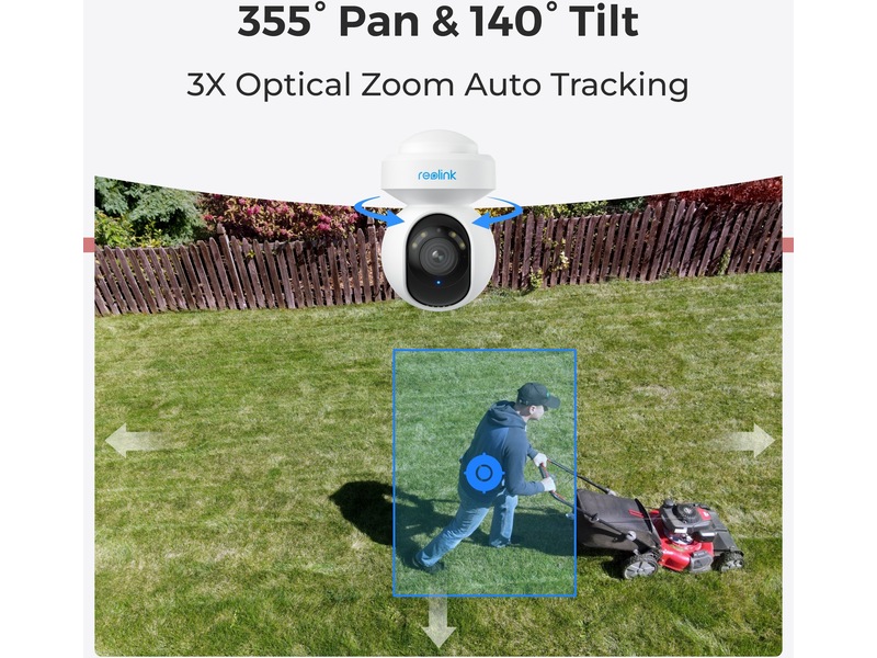 Reolink E1 Outdoor WiFi utendørs overvåkningskamera 4-pack Overvåkningskameraer