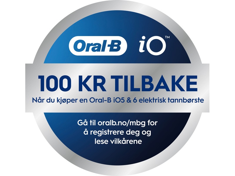 Oral-B iO6 elektrisk tannbørste (svart og rosa) Tilbehør til tannpleie