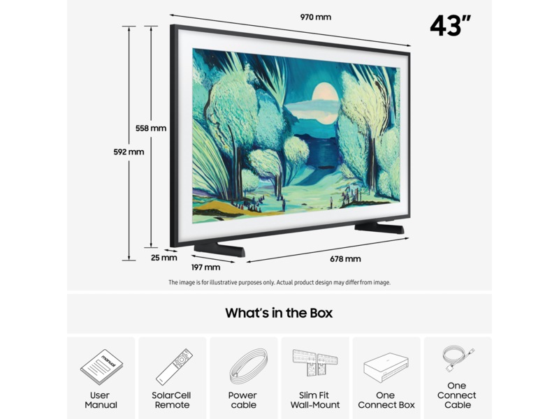 Samsung 50" The Frame LS03FA QLED 4K Smart-TV (2025) -B-Grade Demo TV/projektor