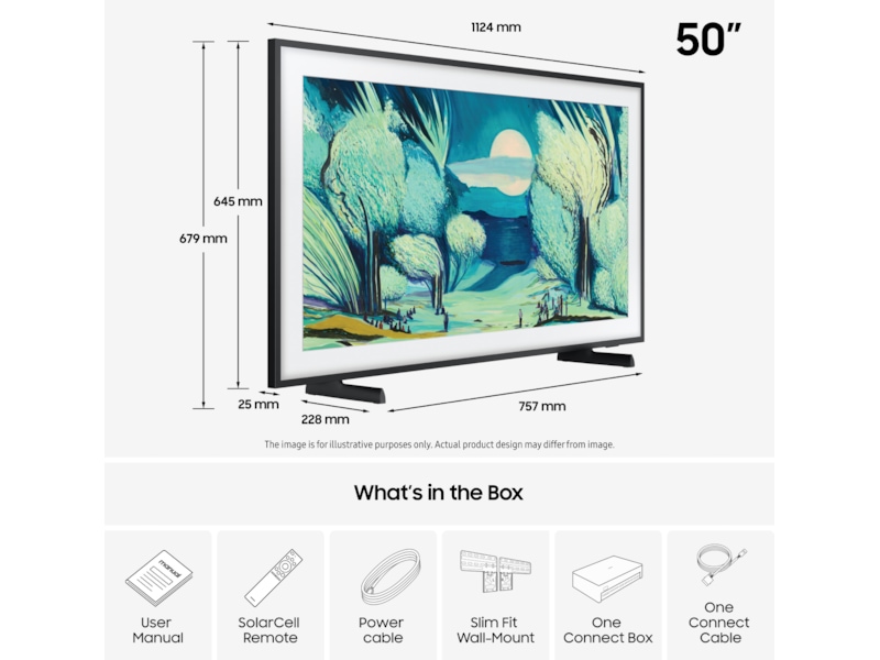 Samsung 50" The Frame LS03FA QLED 4K Smart-TV (2025) -B-Grade Demo TV/projektor