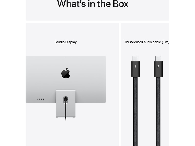 Apple Studio Display (2026) Standard glass - stativ med vinkel- og høydejustering Skjermer