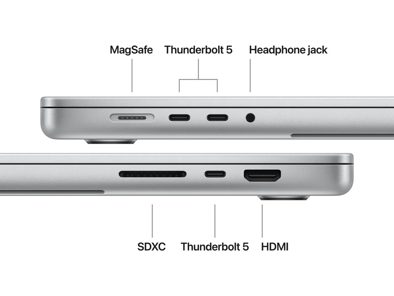 MacBook Pro 16 M5 Pro (2026) 1TB (sølv) PC - Bærbar / laptop
