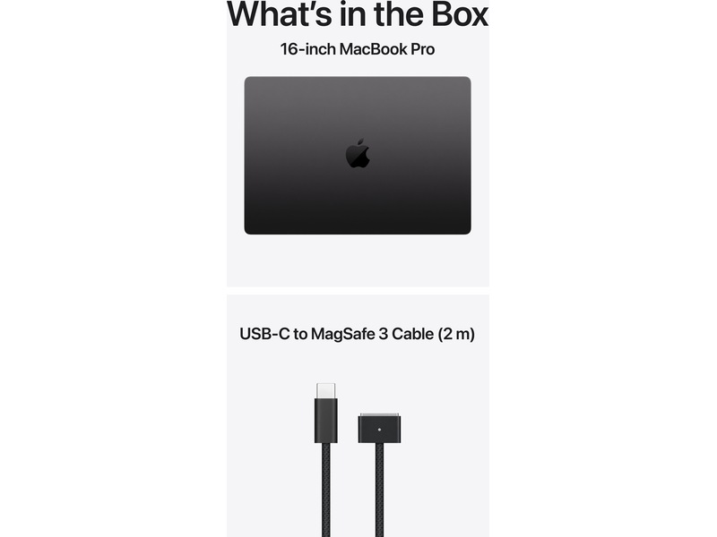 MacBook Pro 16 M5 Max (2026) 2TB (stellarsvart) PC - Bærbar / laptop