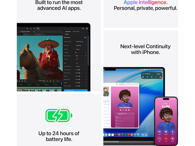 MacBook Pro 16 M5 Pro (2026) 1TB (stellarsvart) PC - Bærbar / laptop