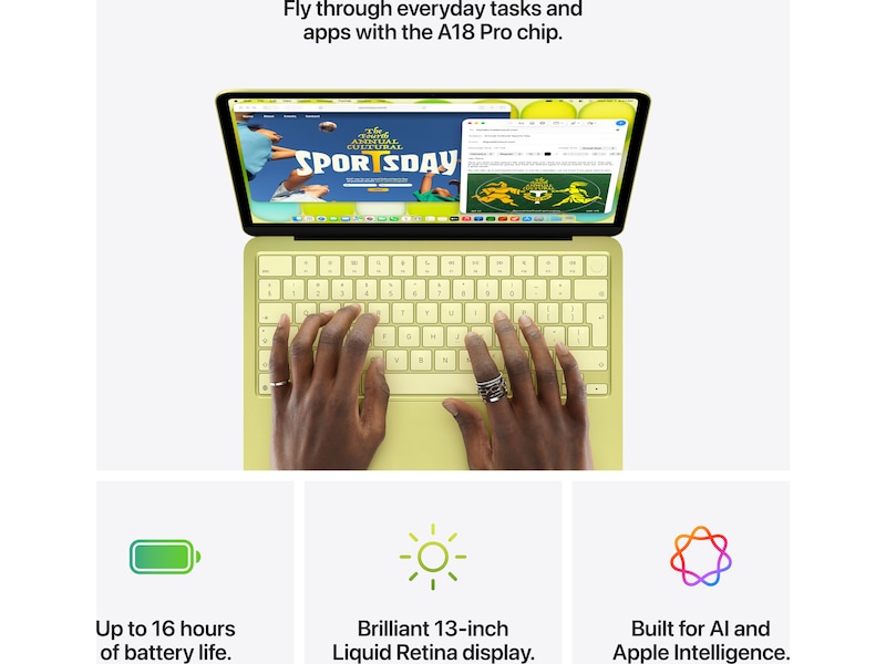 MacBook Neo 13" A18 Pro (2026) 512GB (sølv) PC - Bærbar / laptop