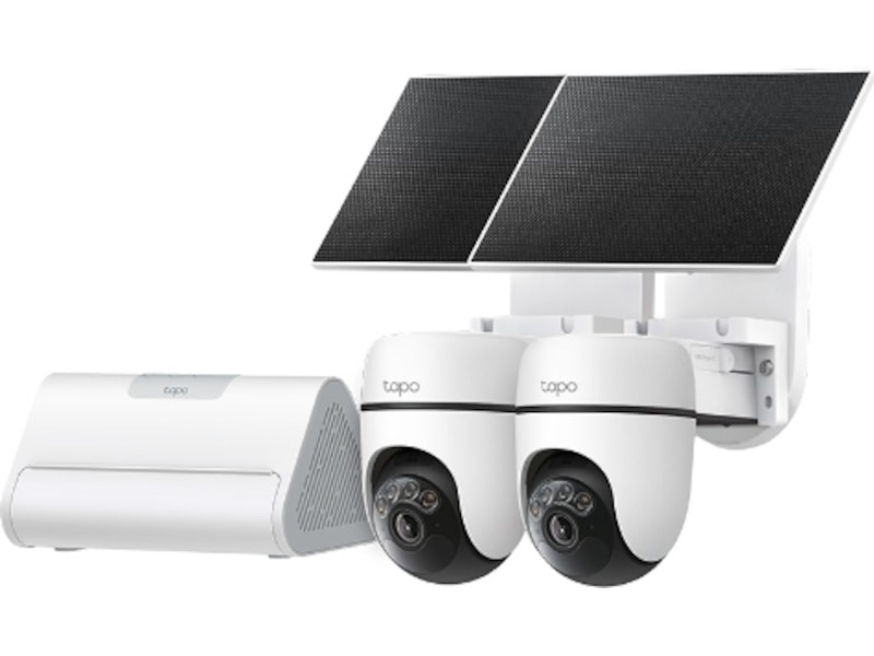 TP-Link Tapo HB112 Solar Cam 2K Pan/Tilt (2-Cam Kit) Overvåkningskameraer