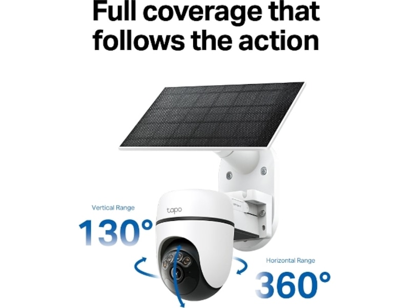 TP-Link Tapo HB112 Solar Cam 2K Pan/Tilt (2-Cam Kit) Overvåkningskameraer
