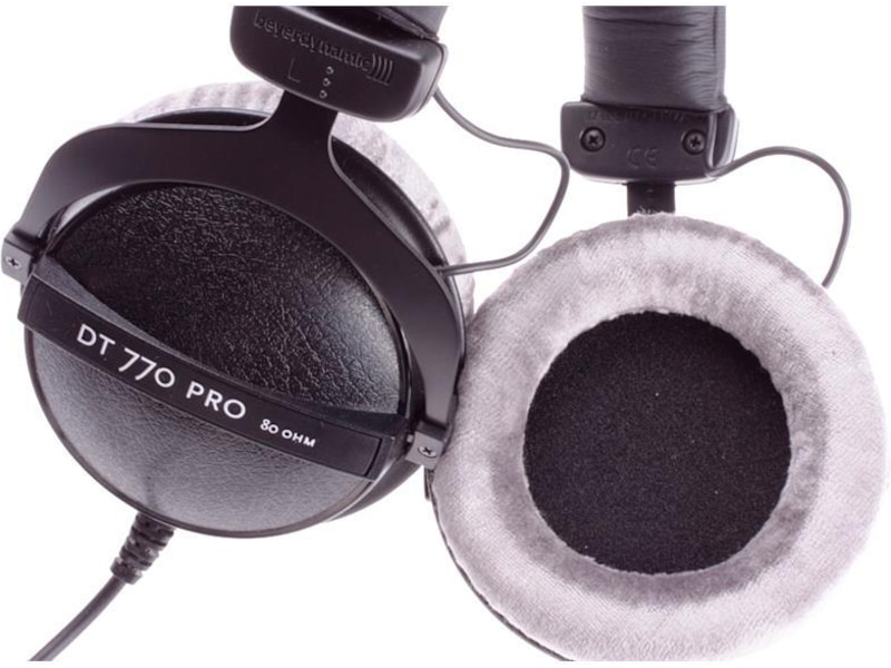 Beyerdynamic DT770 Pro 80 hodetelefoner med ledning, Over-Ear (sort) Hodetelefoner