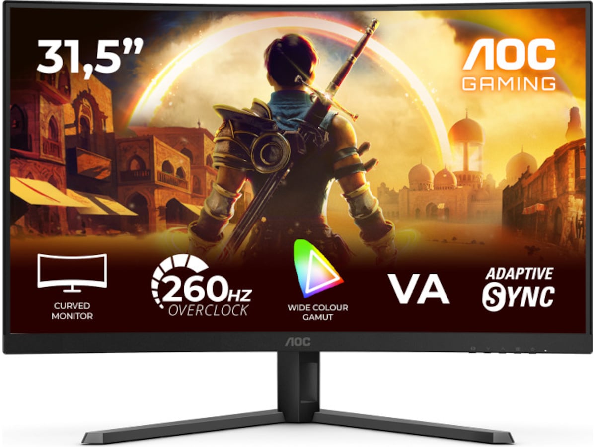 AOC 32" curved gamingskjerm C32G42ZE Gamingskjermer