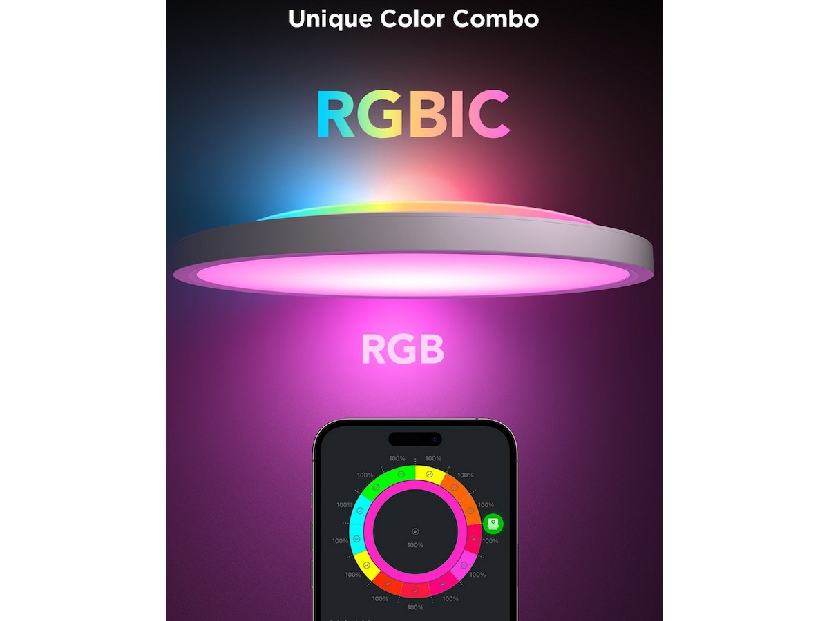 Govee Rund Smart Taklampe 30cm Taklampe