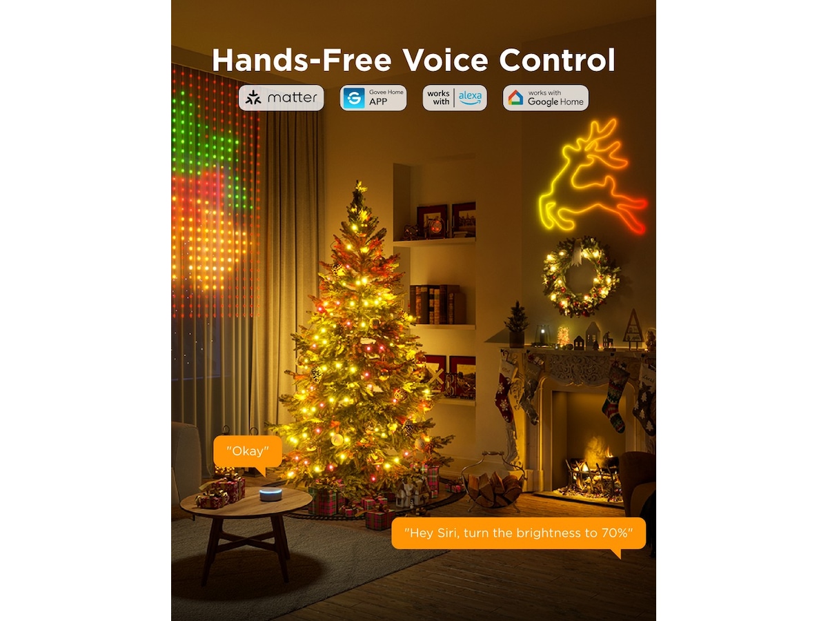 Govee Christmas String Lights 2 20M Led strips & underholdning