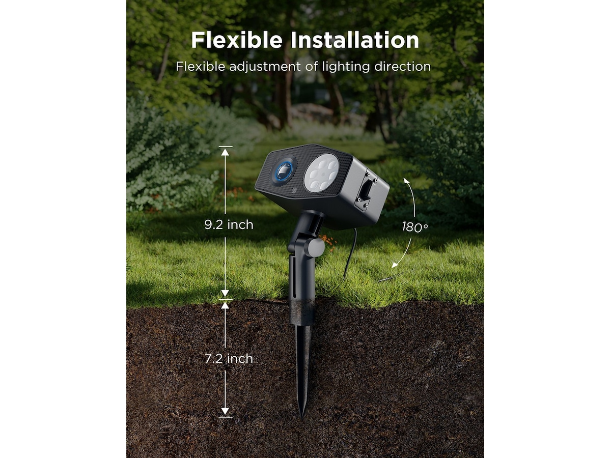 Govee utendørs dekorasjonsprojektorlys Led strips & underholdning