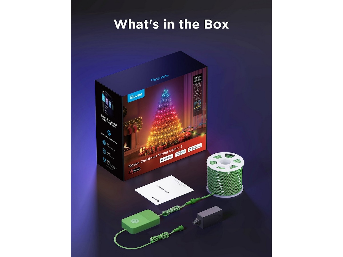 Govee Christmas String Lights 2 20M -B-Grade Demo hjem & fritid