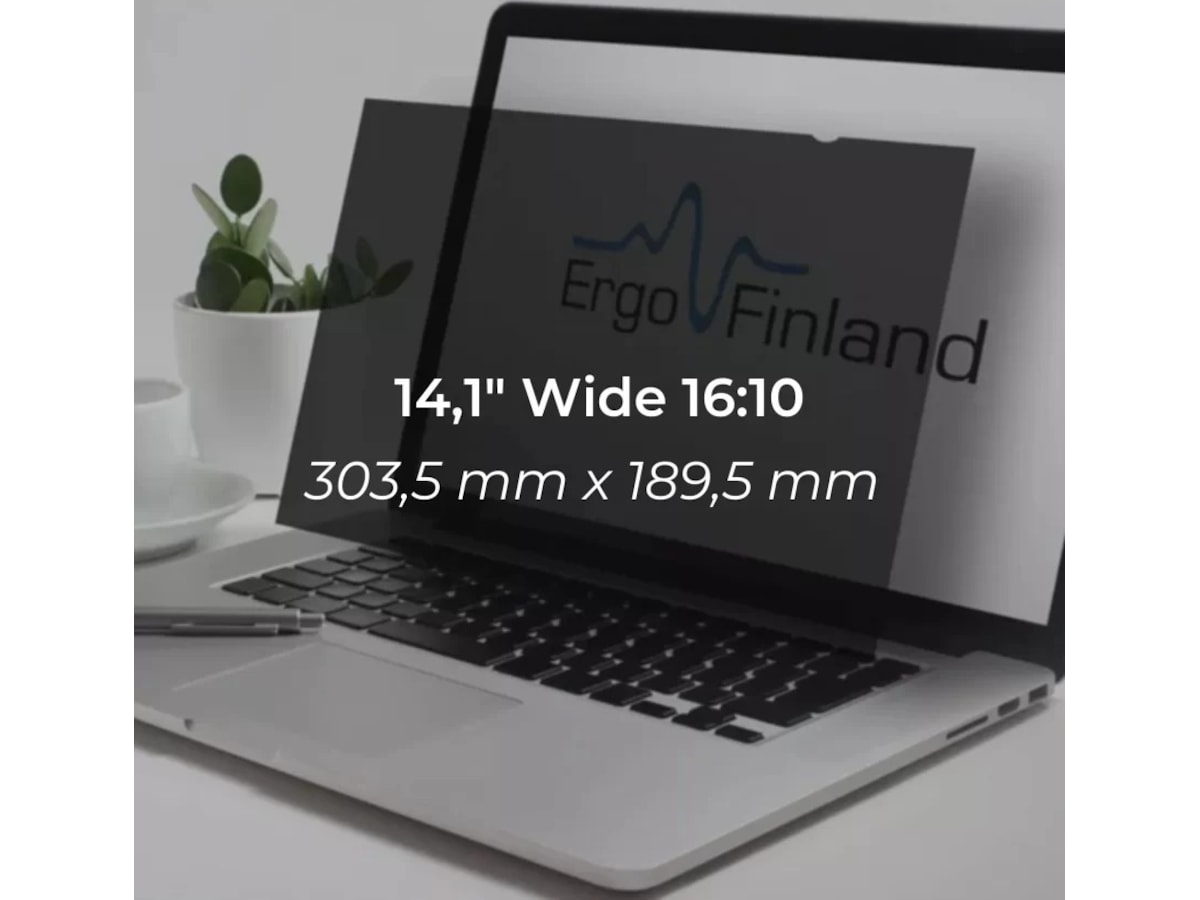 Kenson 14,1" Wide 16:10 Privacy skjermbeskytter Skjermbeskyttelse nettbrett