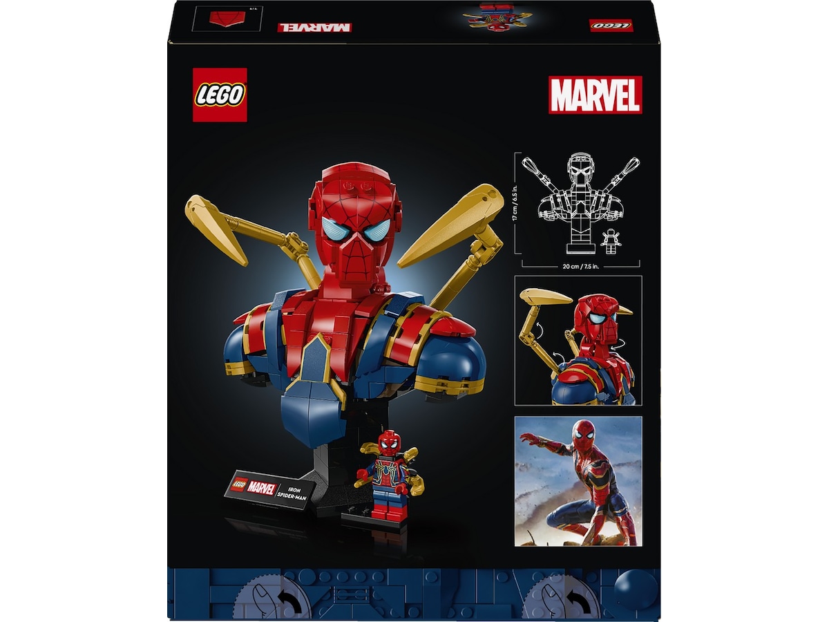 LEGO Super Heroes byste av Iron Spider-Man 76326 LEGO