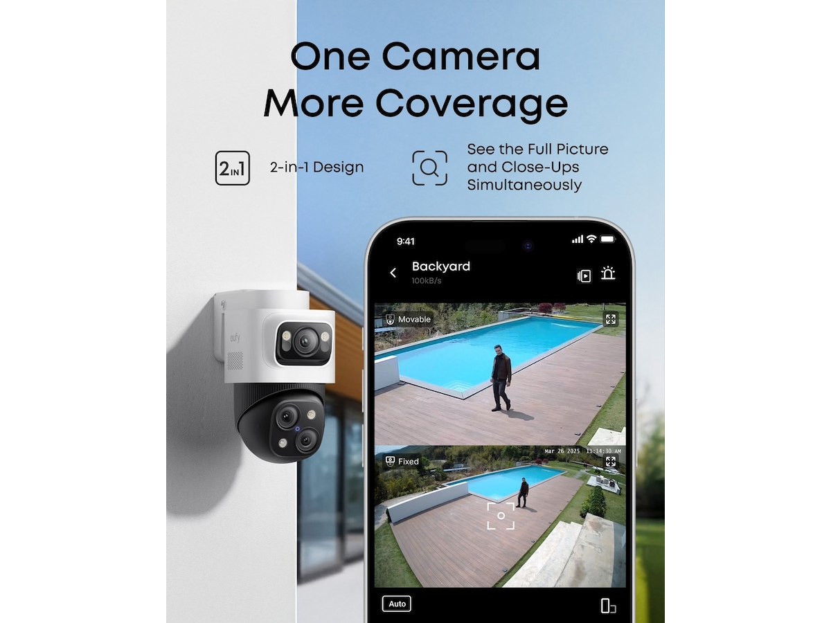 Eufy NVR Security System S4 overvåkningssystem Overvåkningskameraer