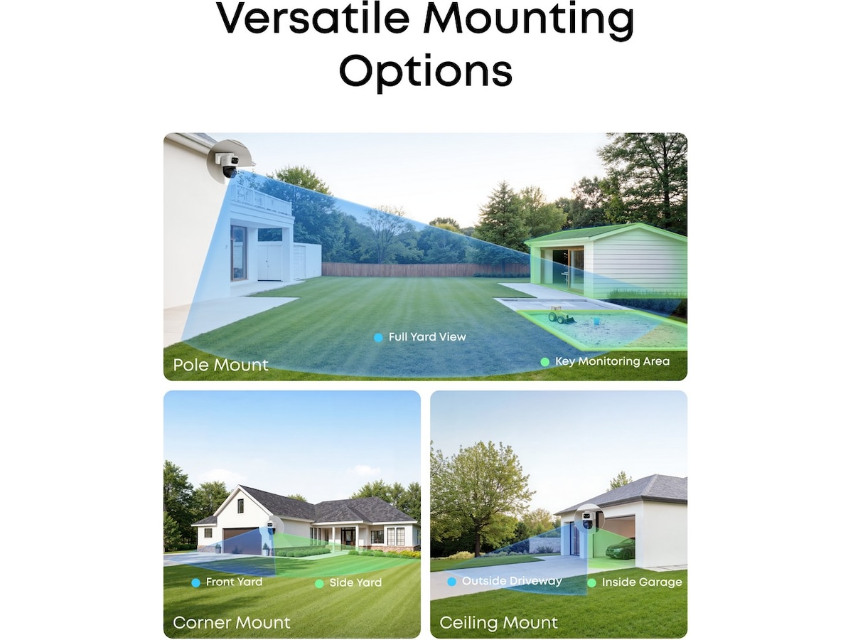 Eufy NVR Security System S4 Max 4-cam Overvåkningskameraer