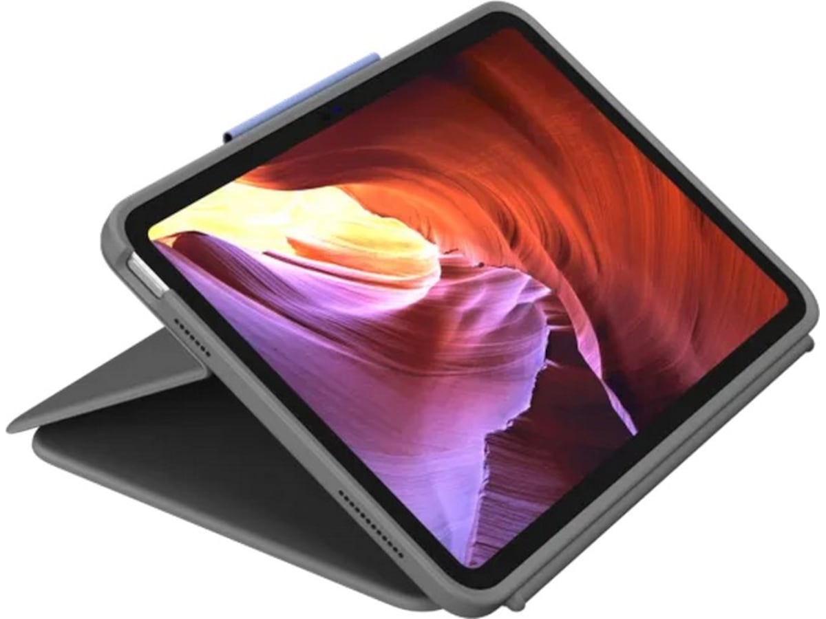 Logitech iPad 10,9" / 11" Rugged Folio Tastaturdeksel (oxford grey) Deksel til nettbrett