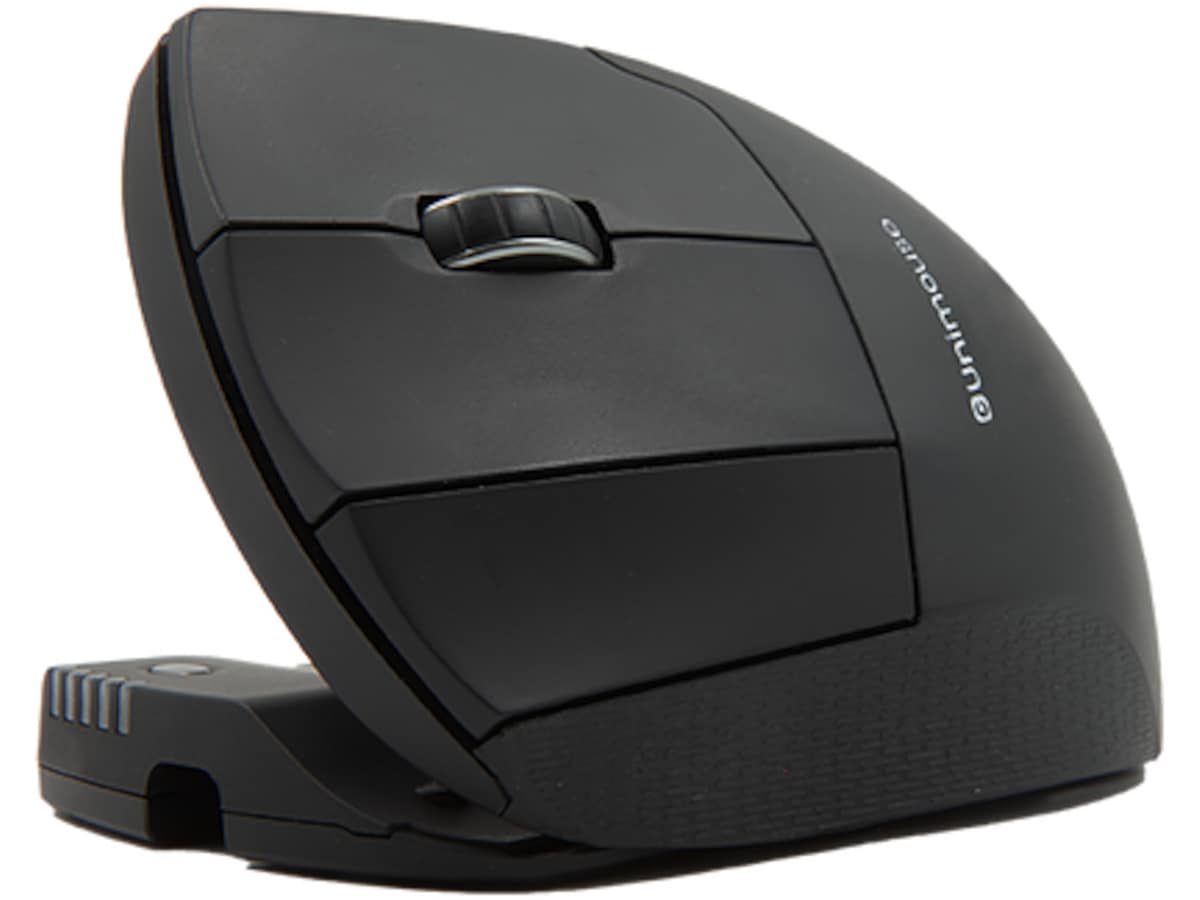 Contour Unimouse venstre trådløs mus (sort) Ergonomi