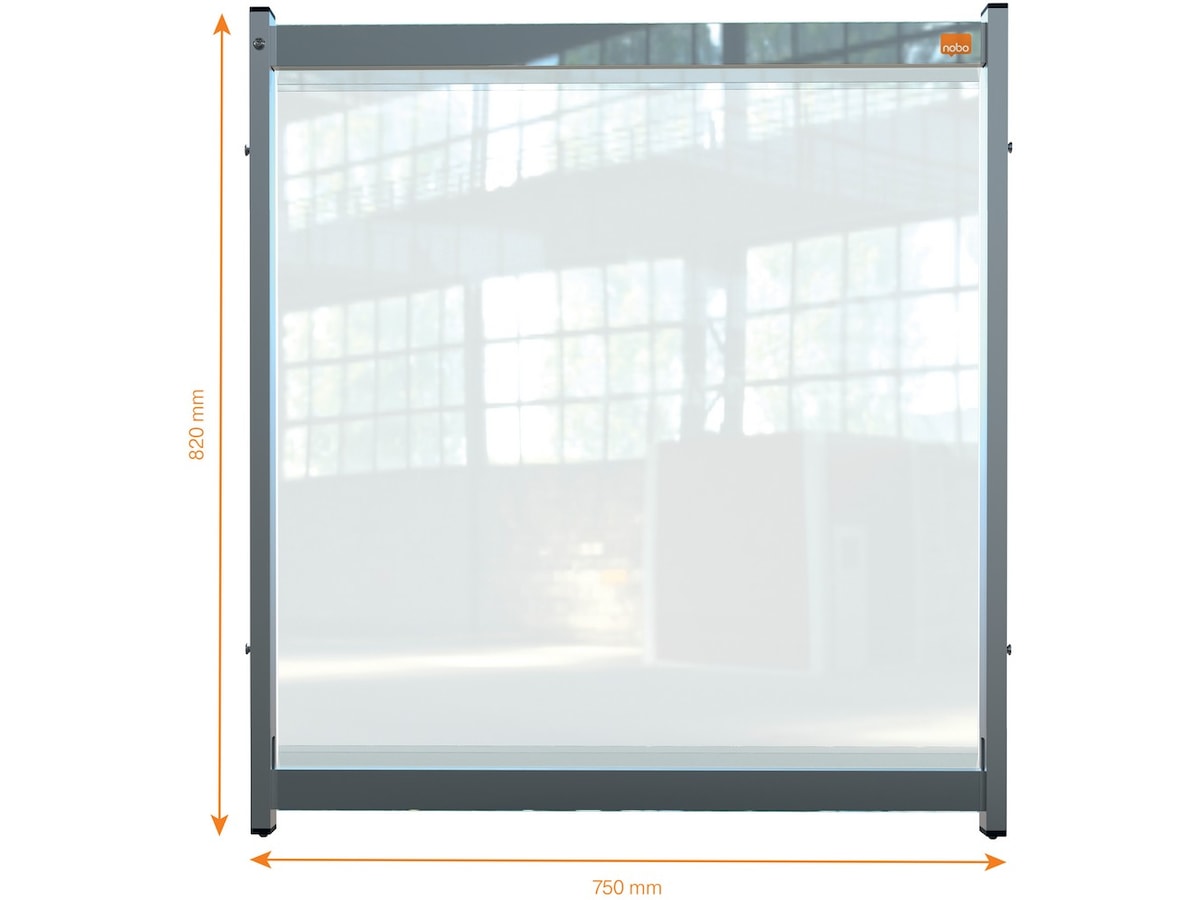 Nobo bordskjerm modul Premium Plus - 75x82cm Tilbehør til arbeidssteder og avlukker