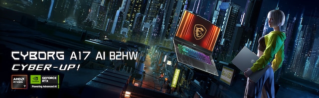 MSI Cyborg A17 AI B2HW gaming laptop