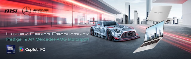 MSI Prestige 16 AI+ AMG 16" laptop