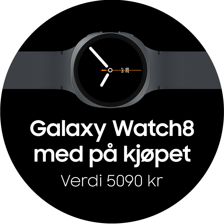 Galaxy Watch8 med på kjøpet.