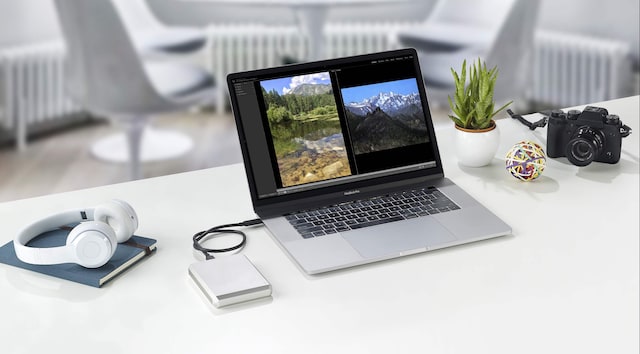 Bilde av LaCie i bruk Bilde av LaCie i bruk