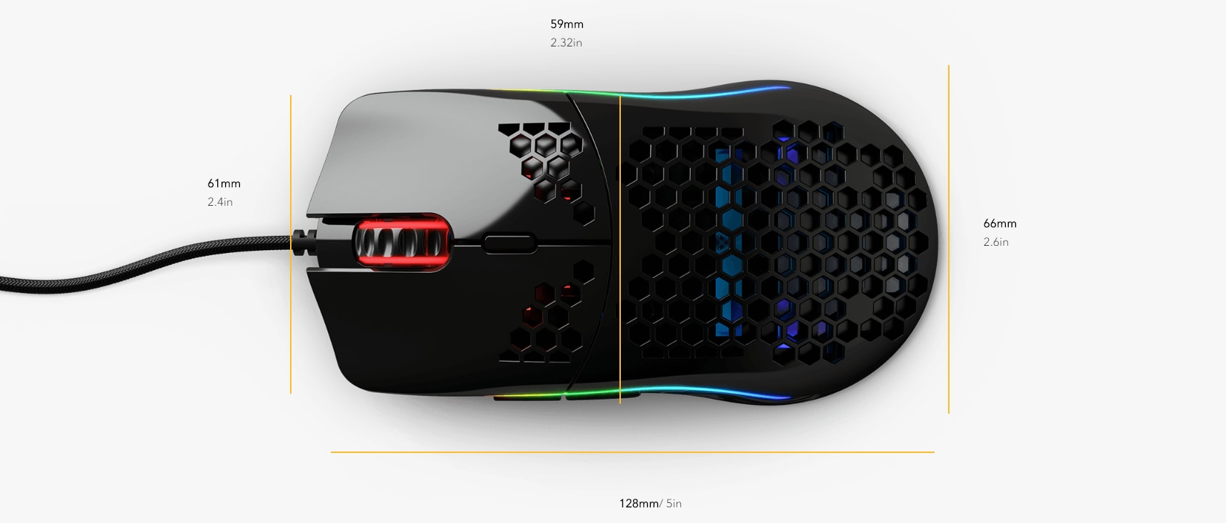 Glorious Pc Gaming Race Model O Gaming Mus Komplett Se