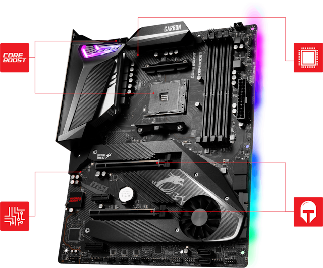 MSI MPG X570 GAMING PRO CARBON MSI MPG X570 GAMING PRO CARBON