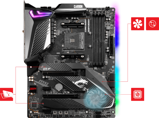 MSI MPG X570 GAMING PRO CARBON MSI MPG X570 GAMING PRO CARBON