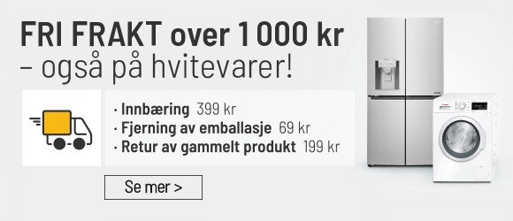 Fri frakt over 1000 kr på Komplett
