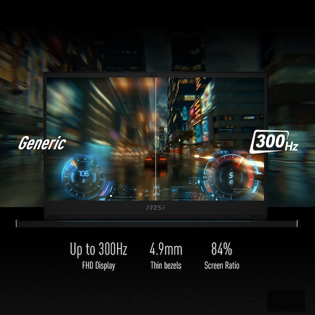 MSI GS66 Blaze through the game with 300 hz refresh rate