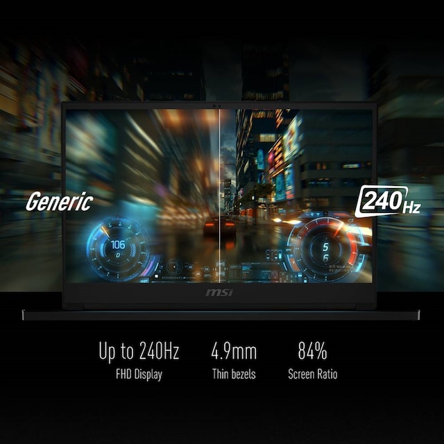 MSI GS66 Stealth 15,6" FHD 240 Hz