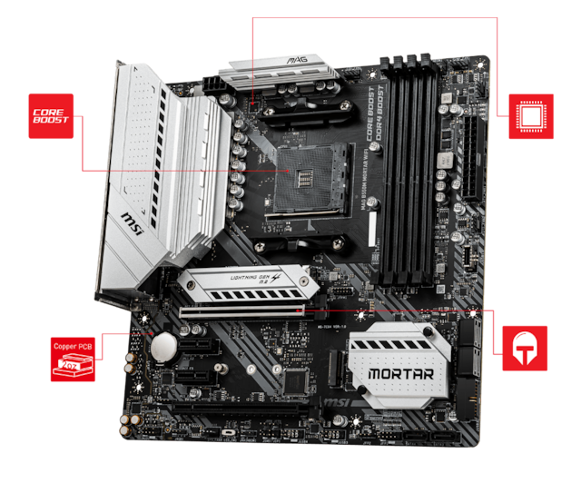 MSI MAG B550M MORTAR WIFI MSI MAG B550M MORTAR WIFI