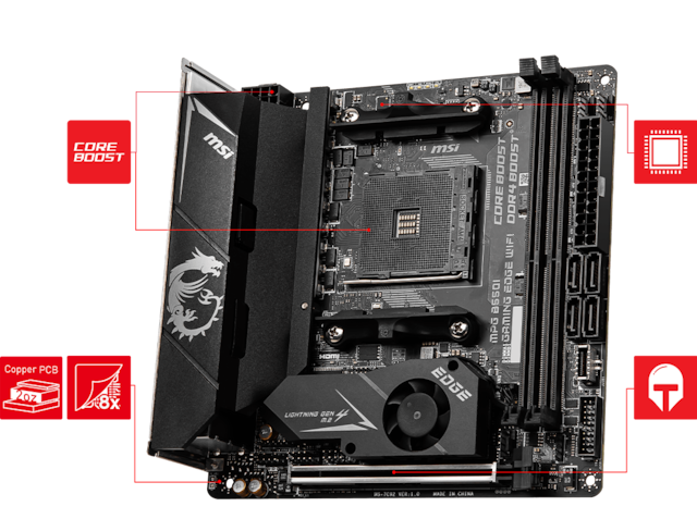 MSI MPG B550I GAMING EDGE WIFI