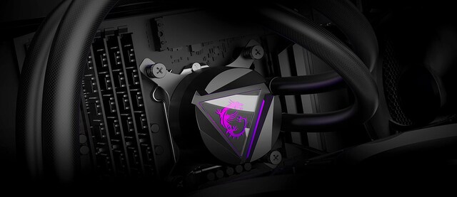 MSI MEG Aegis Ti5 Dragon væskekjøling MSI MEG Aegis Ti5 Dragon væskekjøling