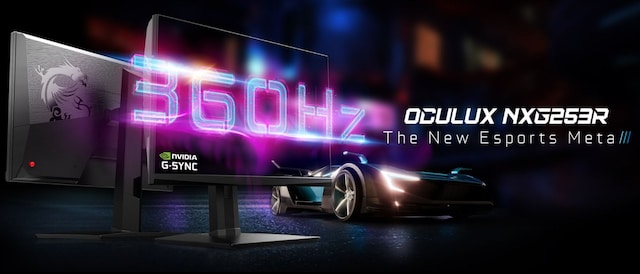 MSI 25" gaming monitor Oculux NXG253R