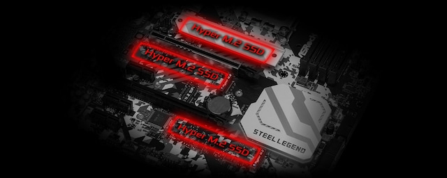 Asrock H670 høyhastighets m2