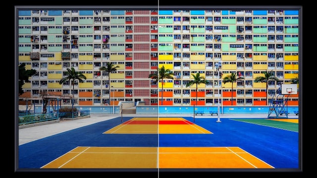 100% color volume by Quantum Dot