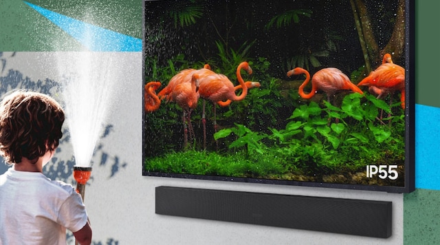 TV beregnet for utendørs bruk