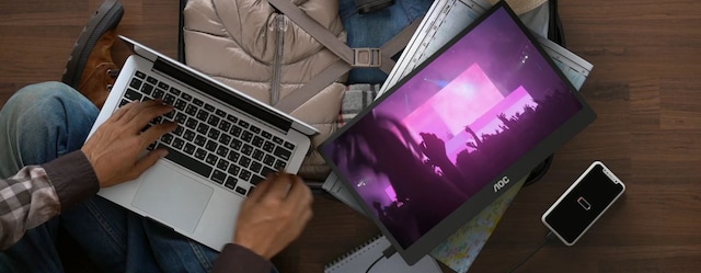 AOC 16" portabel monitor 16T2 AOC 16" portabel monitor 16T2