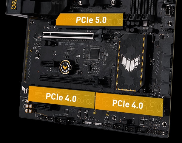 Støtte for PCIe 5.0