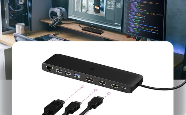 Støtte for trippelskjermer